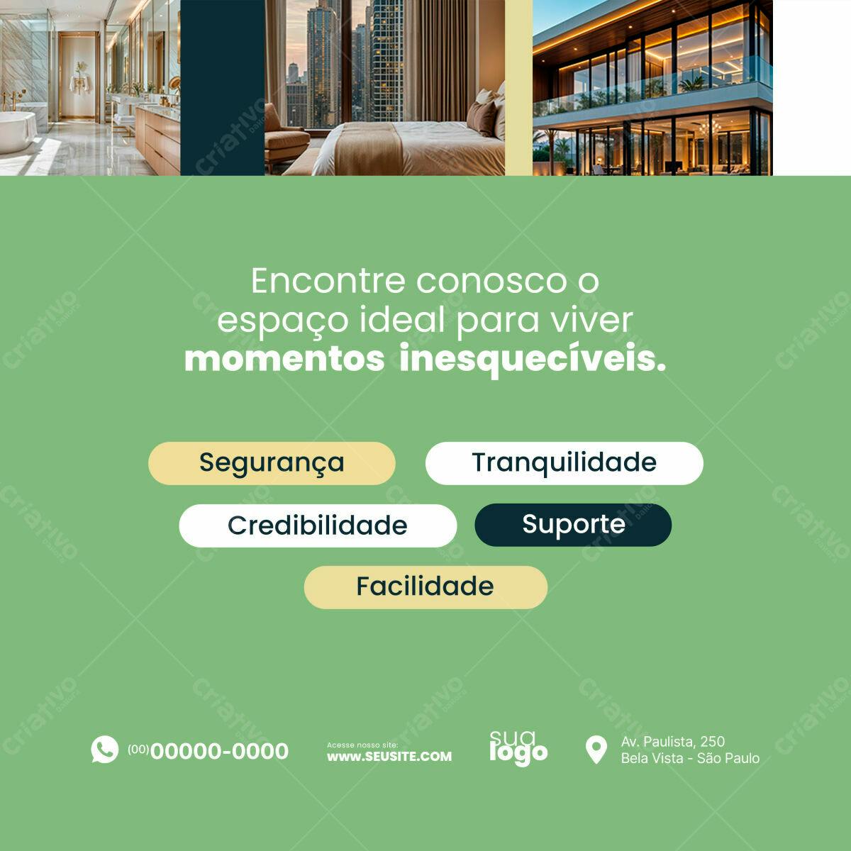 Postagem Instagram Imobiliária PSD Editável