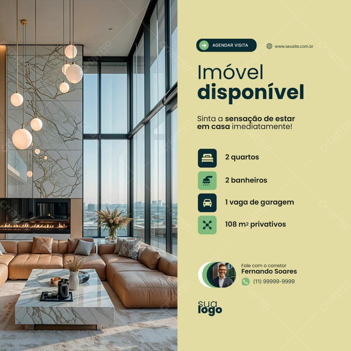 Postagem Imóvel de Luxo PSD Editável