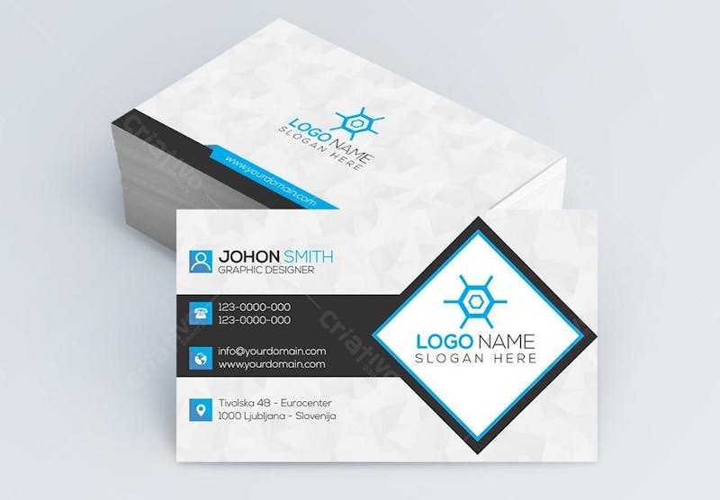 Minimal business card design