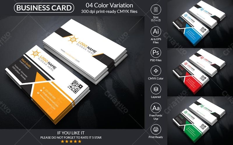 Creative business card design template