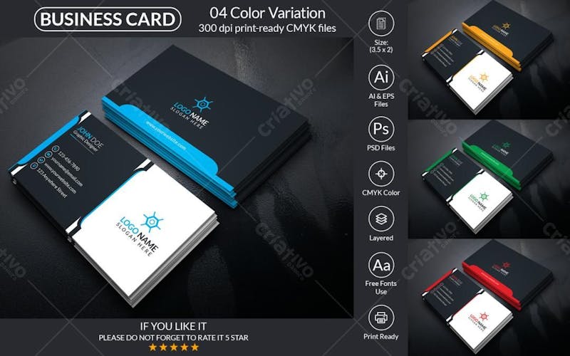 Professional business card design