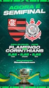 Copa do brasil flamengo x corinthians jogo simples sem jogador