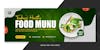 Food menu social media facebook cover banner template