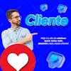 Dia do cliente azul post instagram