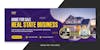 Home for sale facebook cover banner template