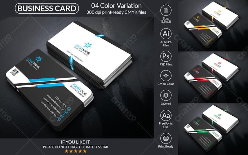 Business card template