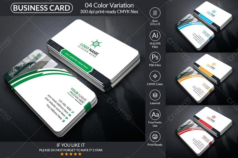 Business card template