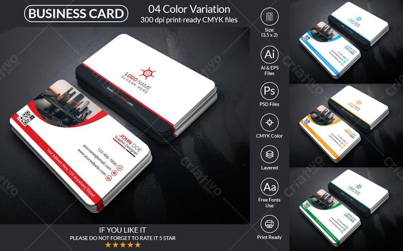 Professional business card design