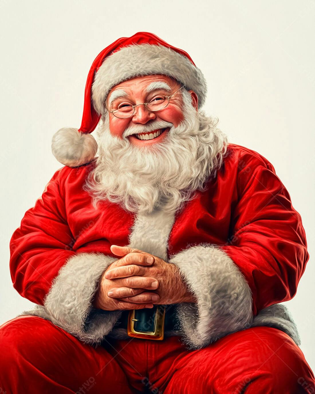 Papai Noel alegre Natal