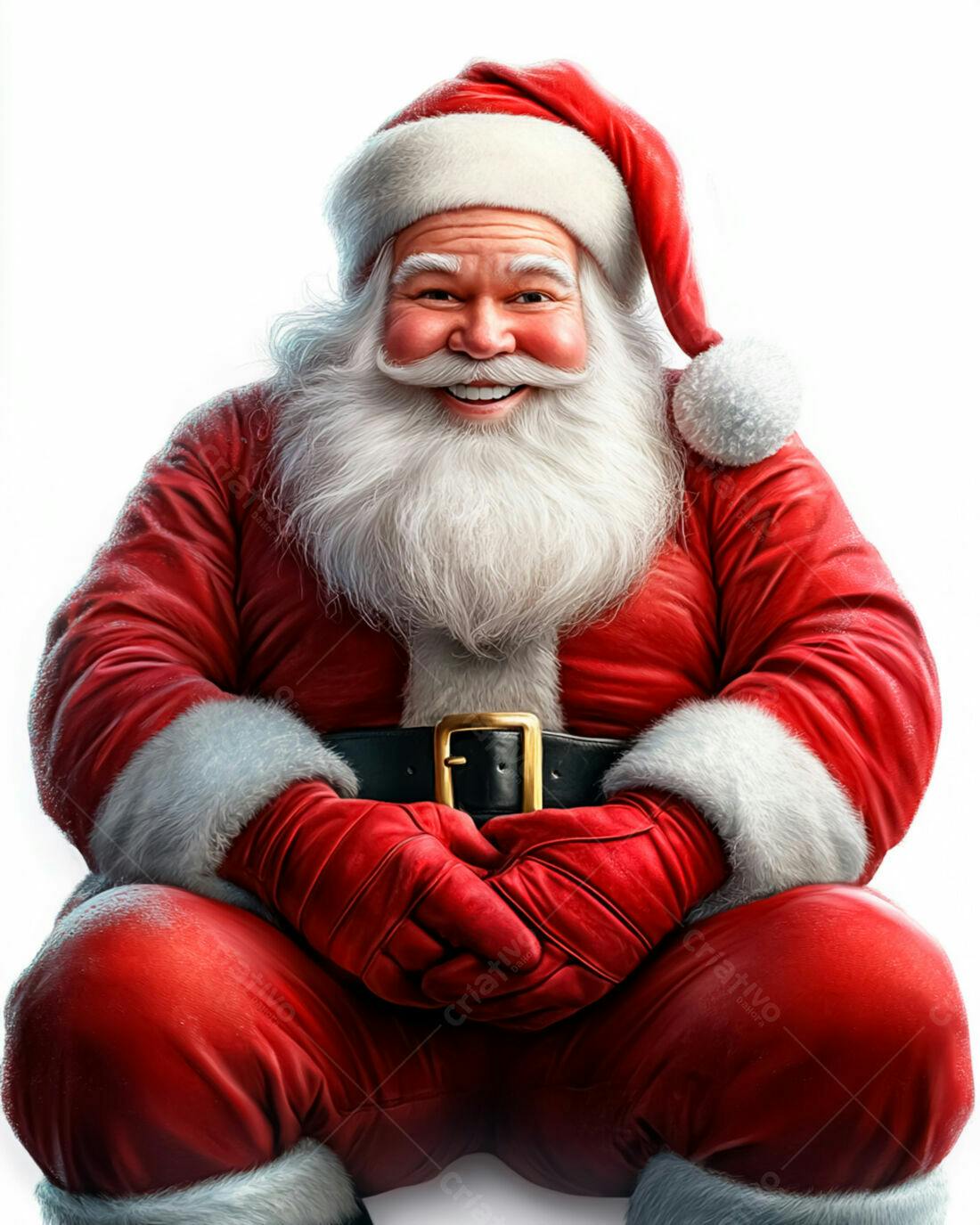 Papai Noel sorridente Natal