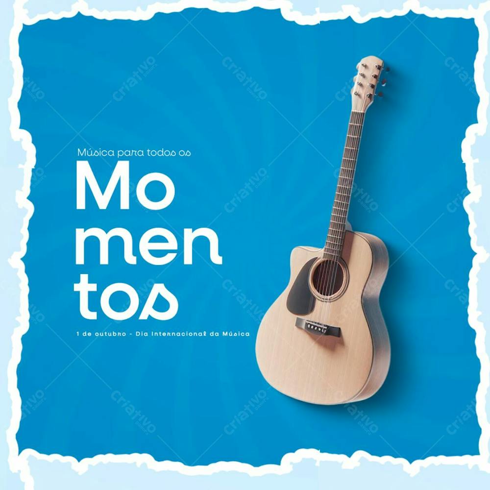 Música Para Todos Os Momentos Psd Editável