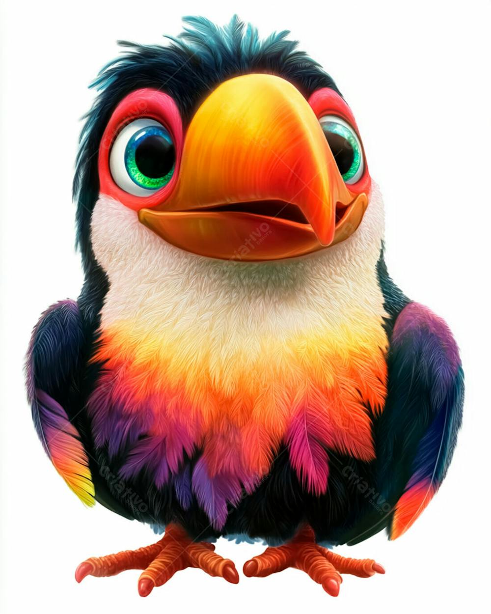 Imagem De Desenho Animado De Um Tucano