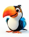 Cartoon image of a toucan