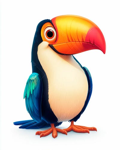 Imagem De Desenho Animado De Um Tucano