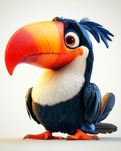 Imagem De Desenho Animado De Um Tucano