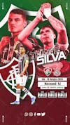 Flyer esportivo fluminense thiago silva brasileirão 2024 stories