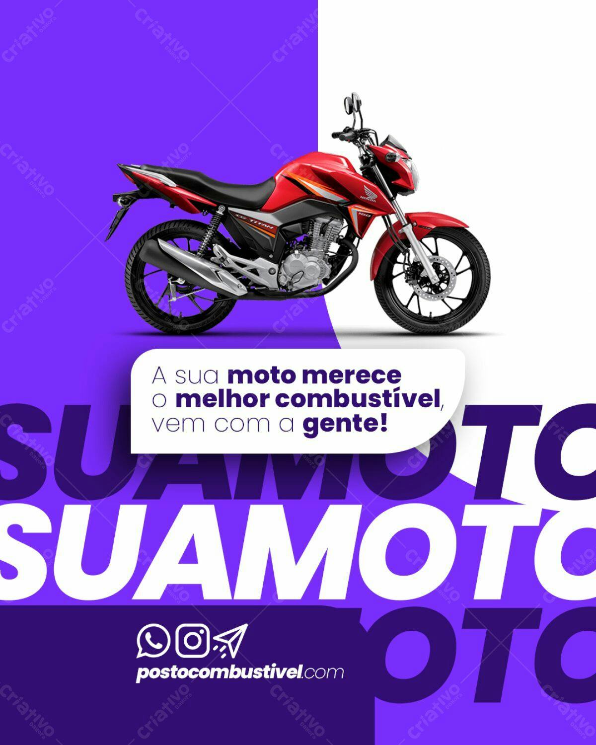 Banner para Posto de Combustível PSD Editável