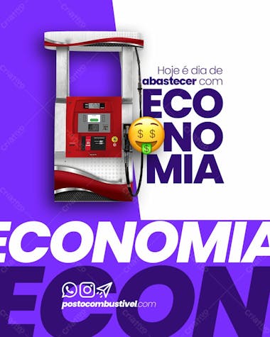 Economia posto de combustivel