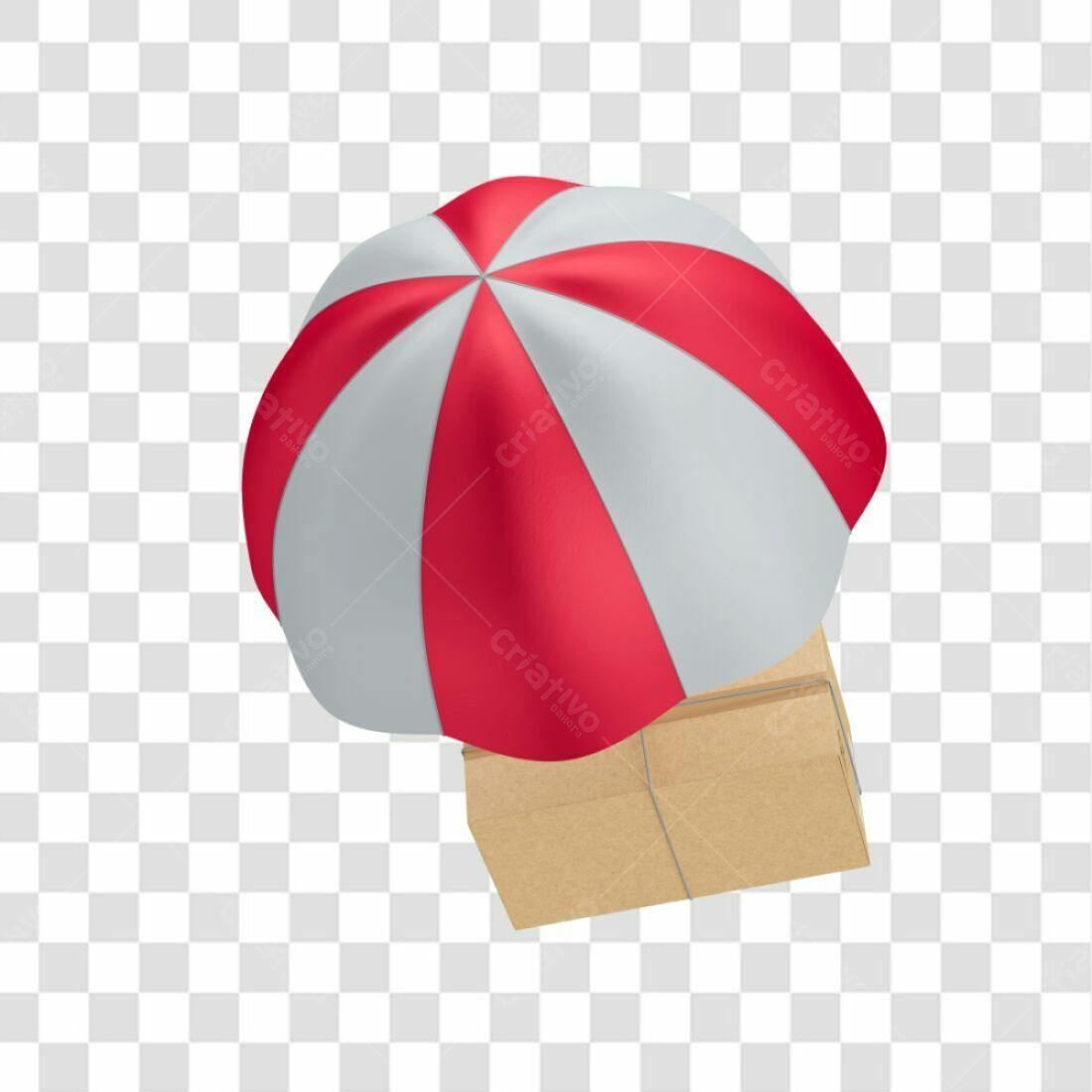 Icone Entrega com Paraquedas PNG com fundo transparente