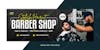 Haircut barber shop facebook cover template