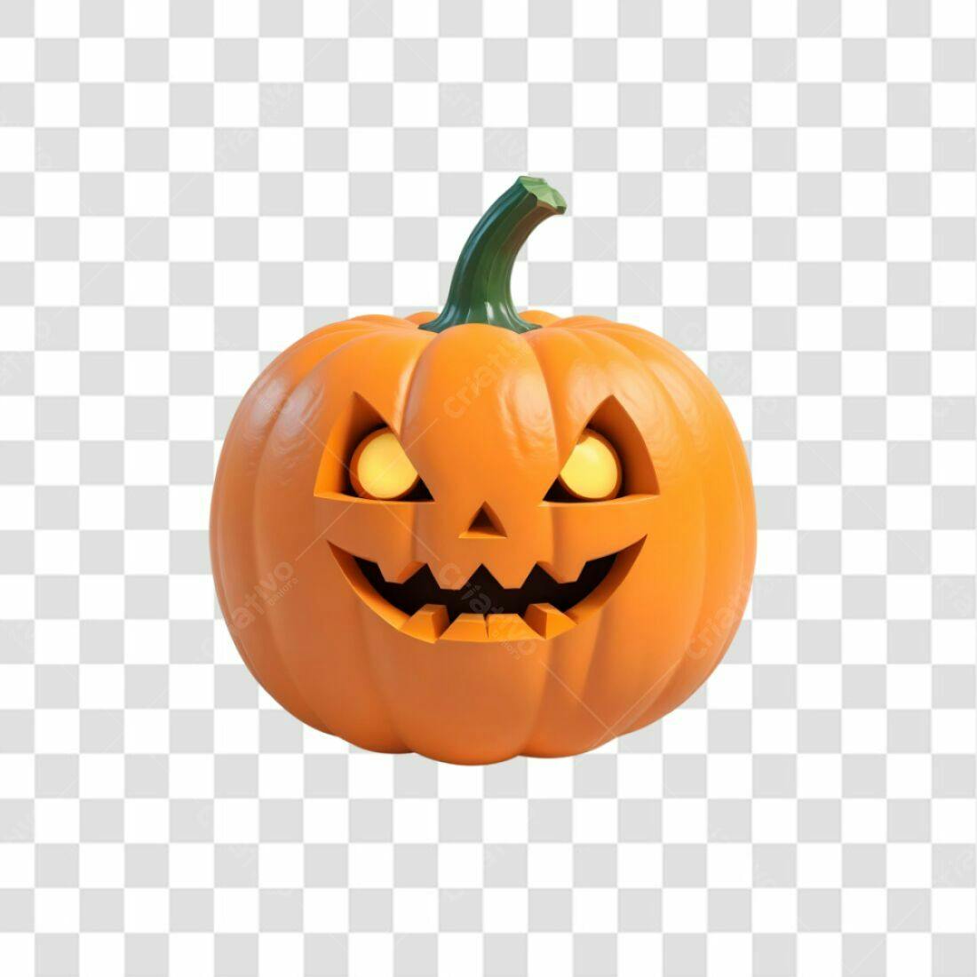 Icone Abóbora Halloween PNG com fundo transparente