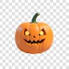 3d pumpkin halloween illustration 1