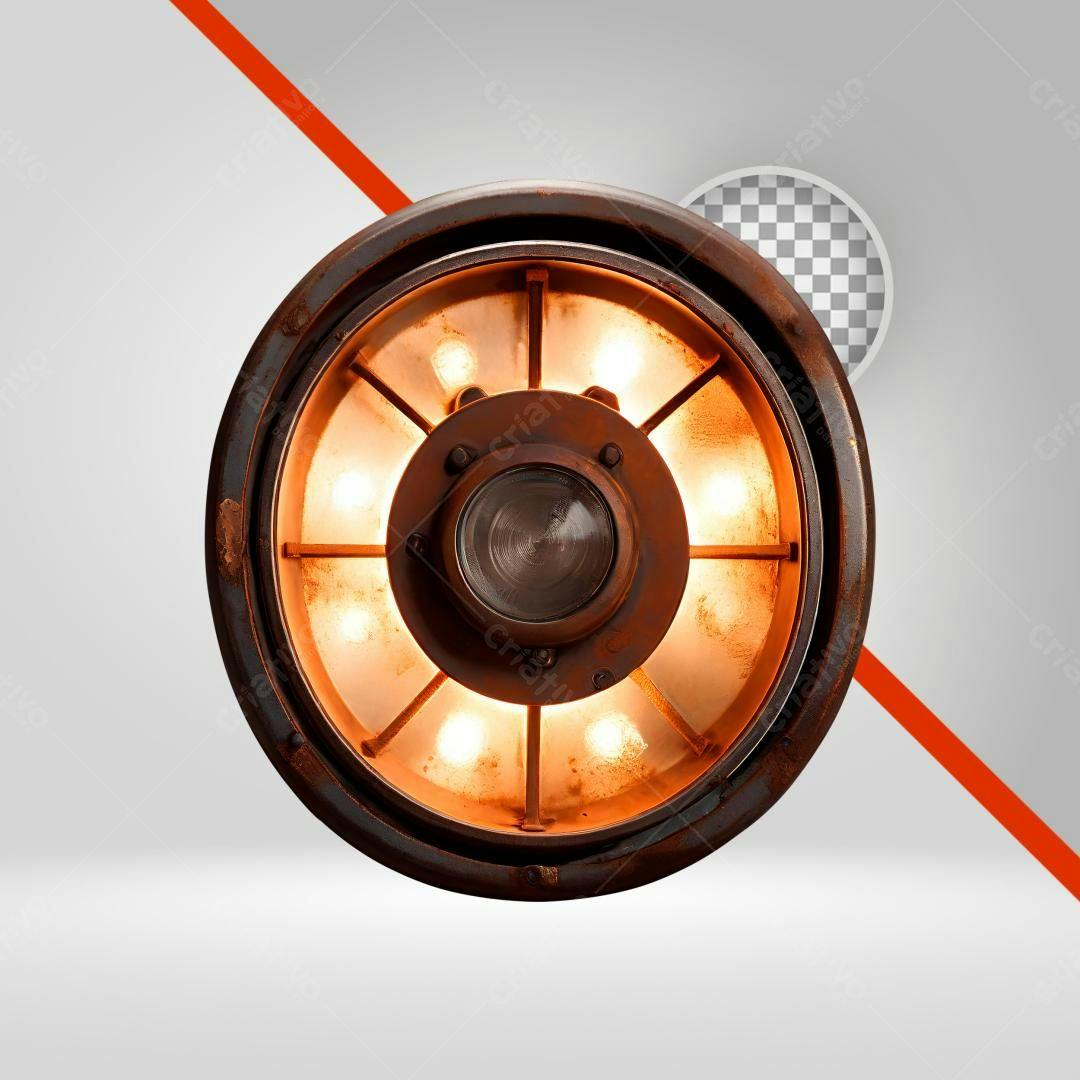 Icone Industrial Luminária PNG com fundo transparente