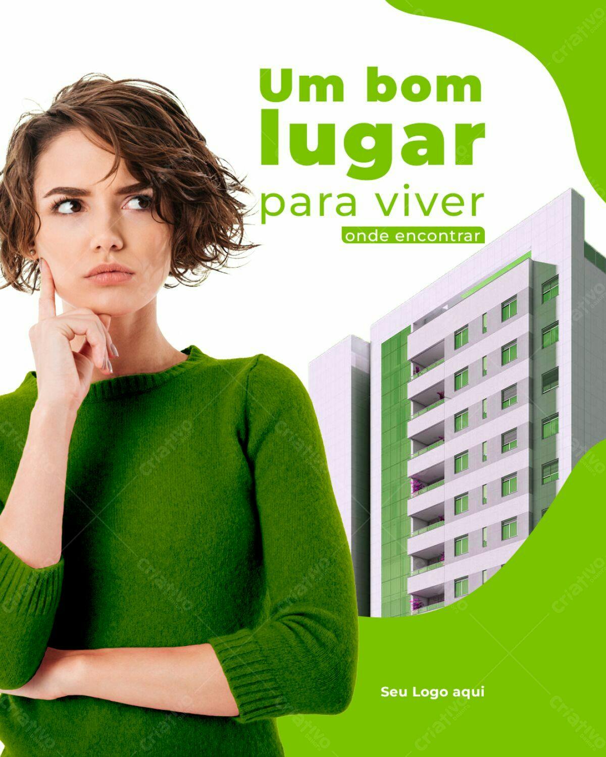 PSD para Imóveis - Propaganda de Apartamento PSD Editável