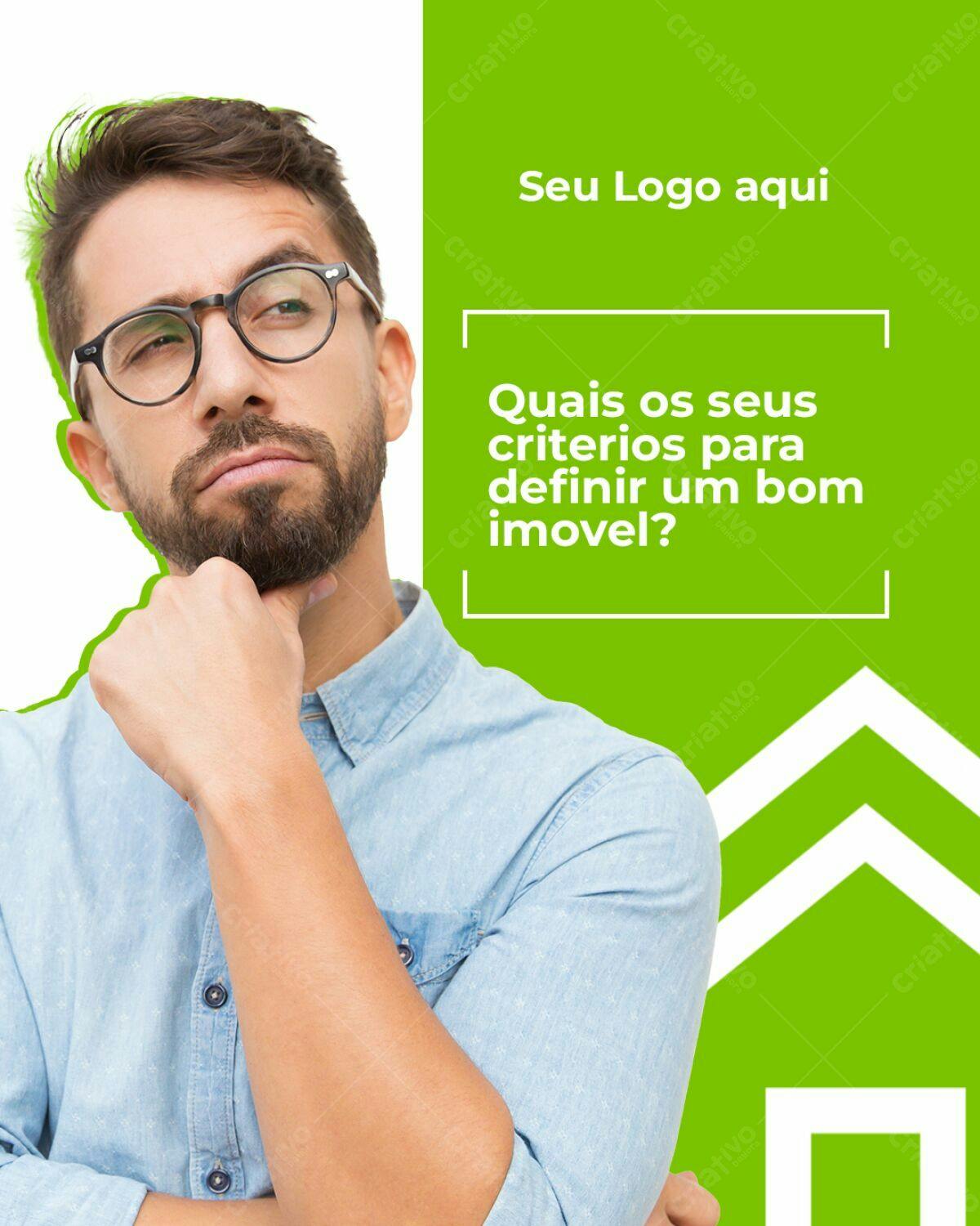 Post para Imóveis PSD Editável