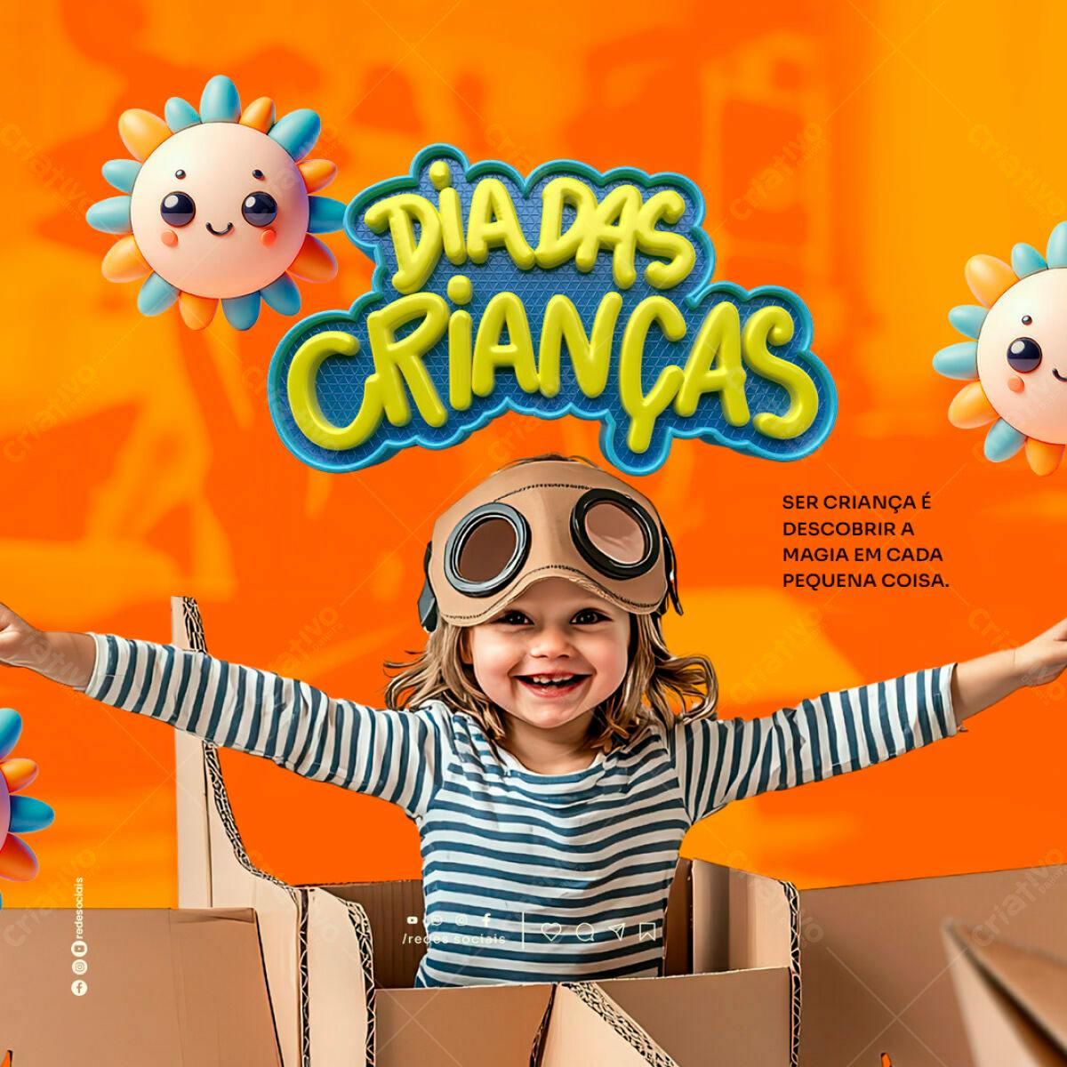 Dia das Crianças PSD Editável