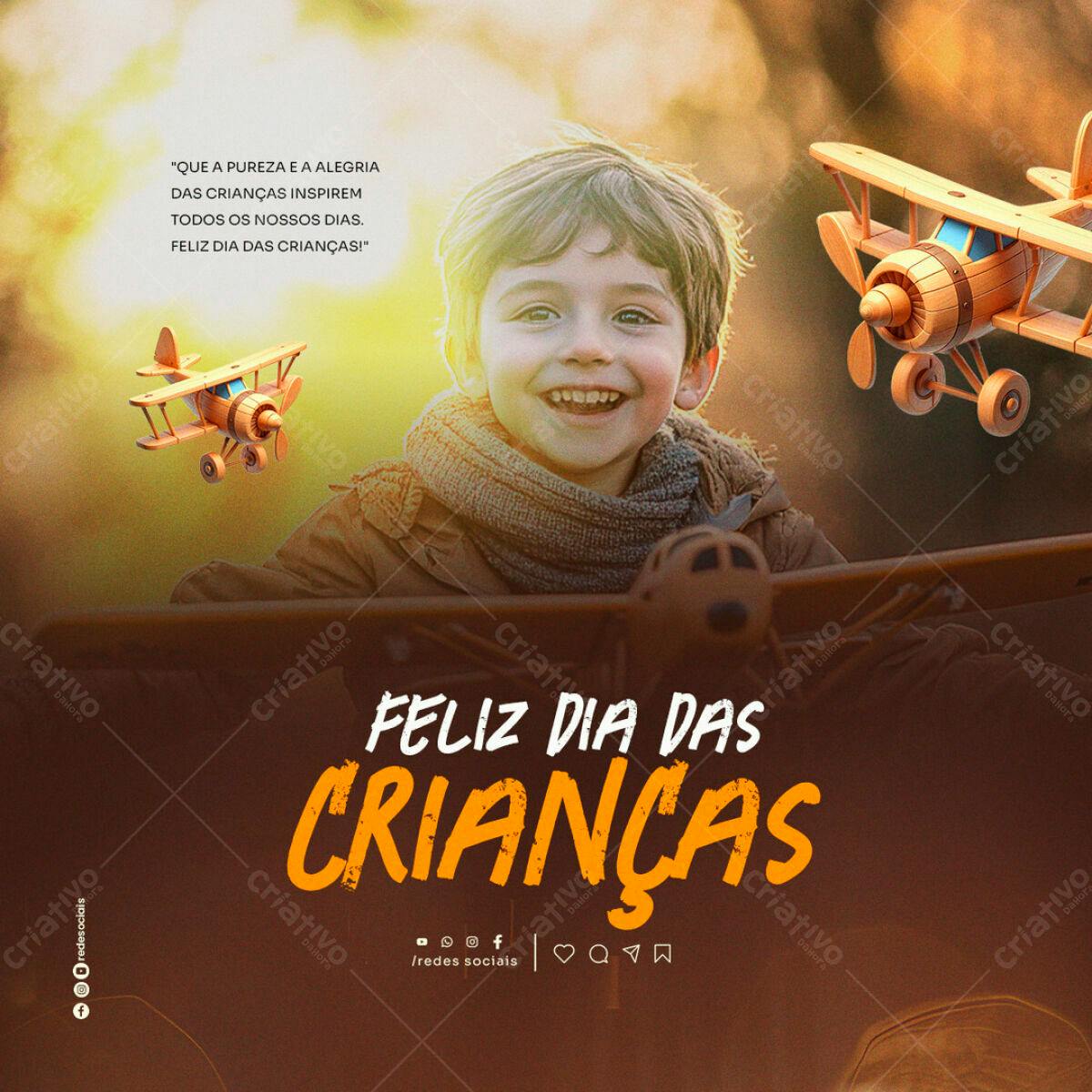 Dia das Crianças PSD Editável