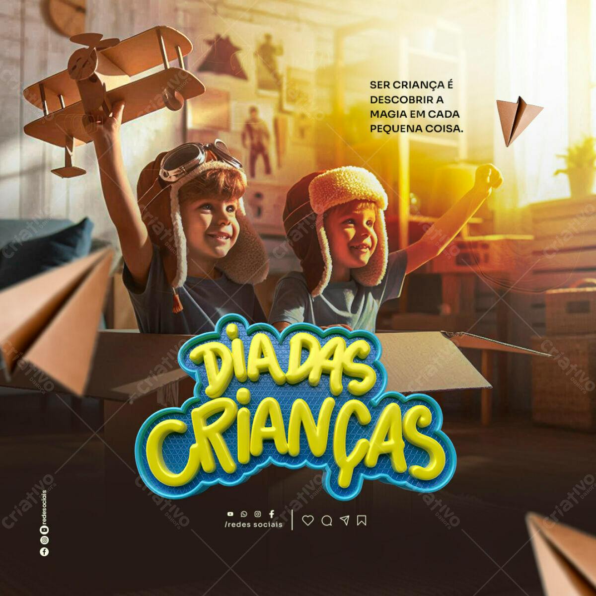 Dia das Crianças PSD Editável
