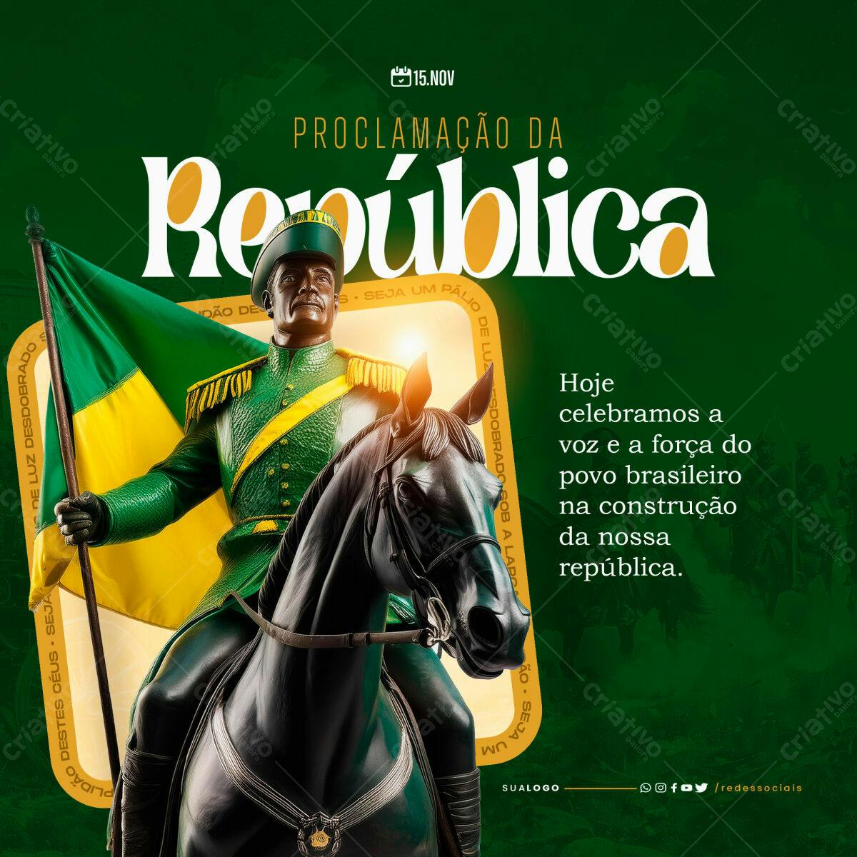 Post para Proclamação da República PSD Editável