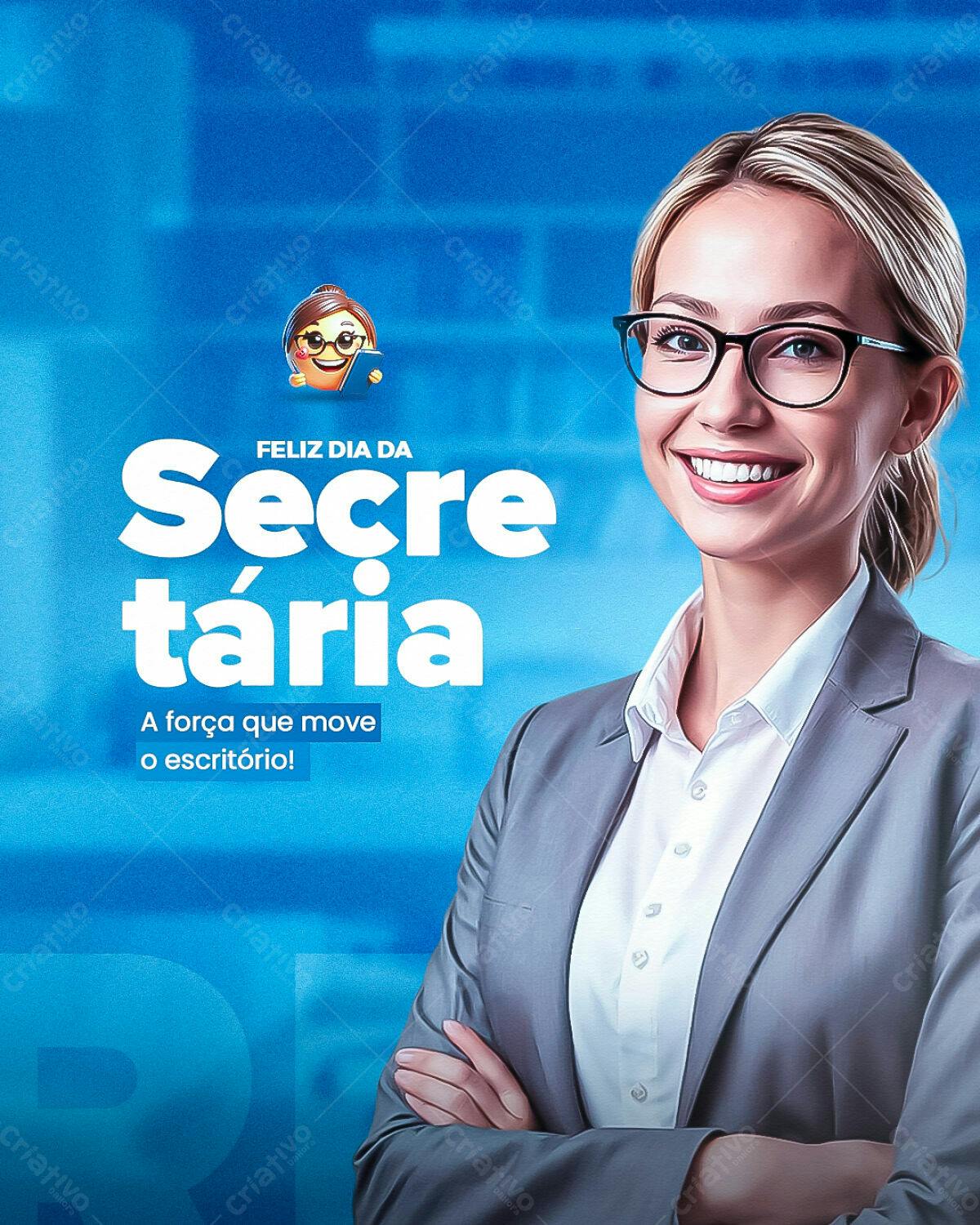 Post para Dia da Secretária PSD Editável
