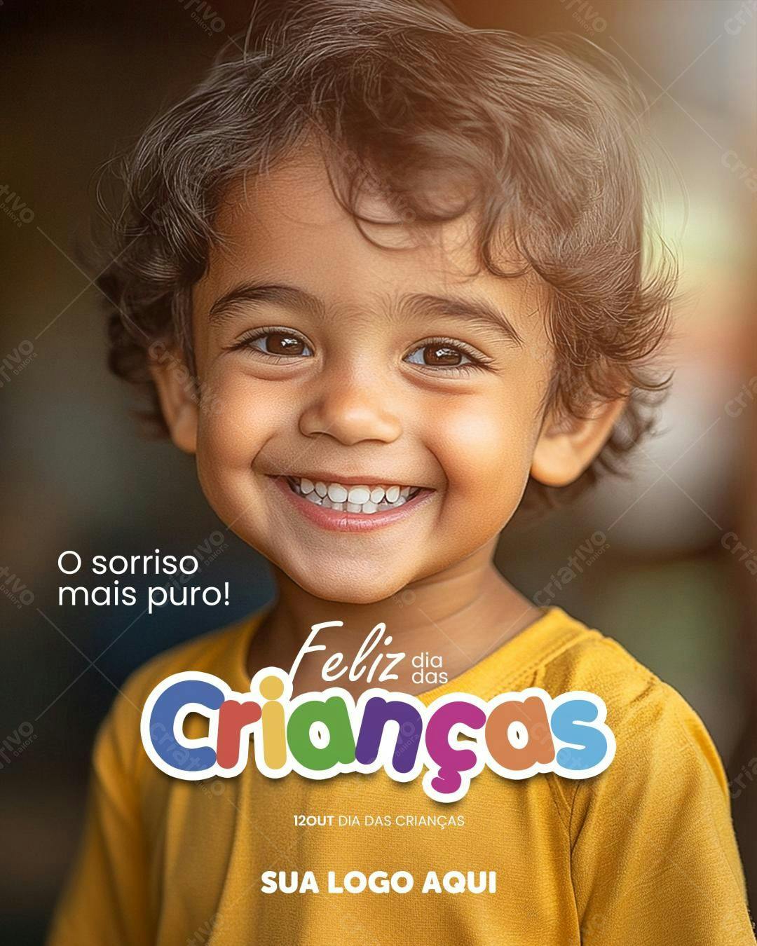Postagem Dia das Crianças PSD Editável