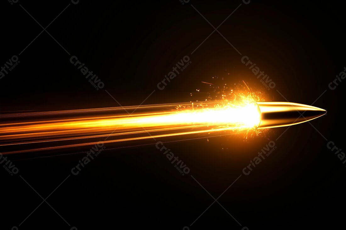 Textura Bala em Movimento com Traço de Luz para Fundo