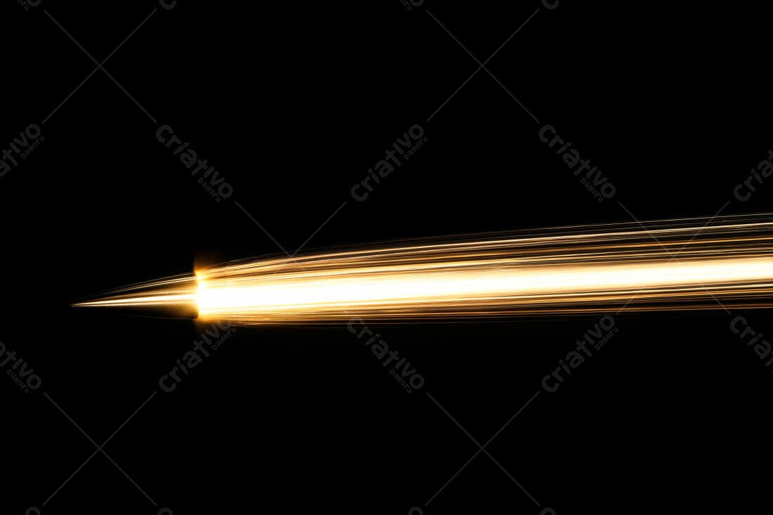 Textura Luz Dourada para Efeito de Velocidade