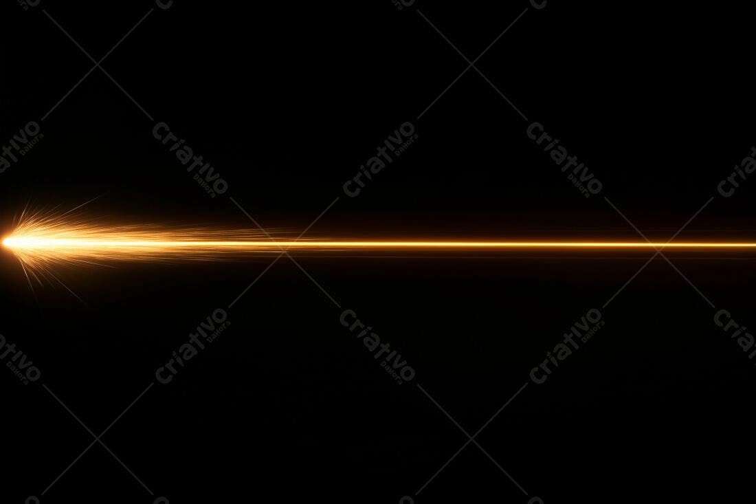 Textura Luz Laser Dourada para Fundo