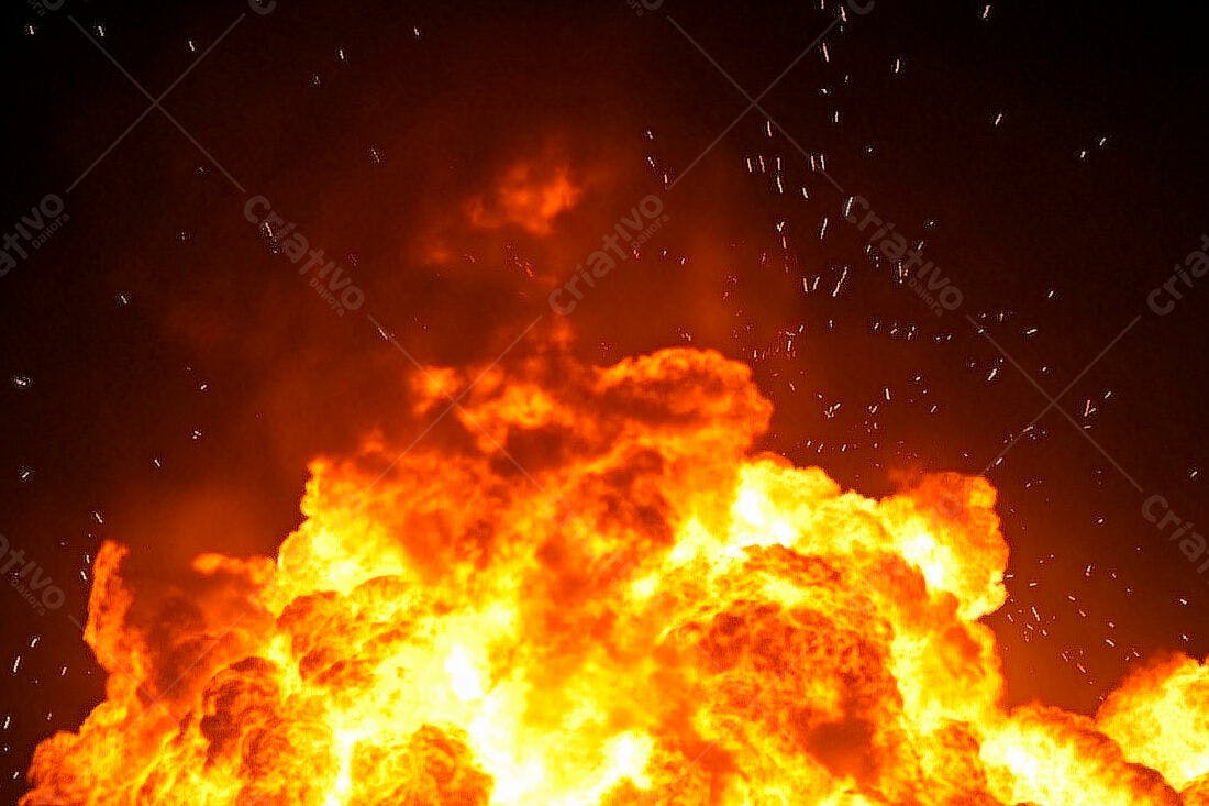 Textura Fogo Infernal para Fundo de Jogo