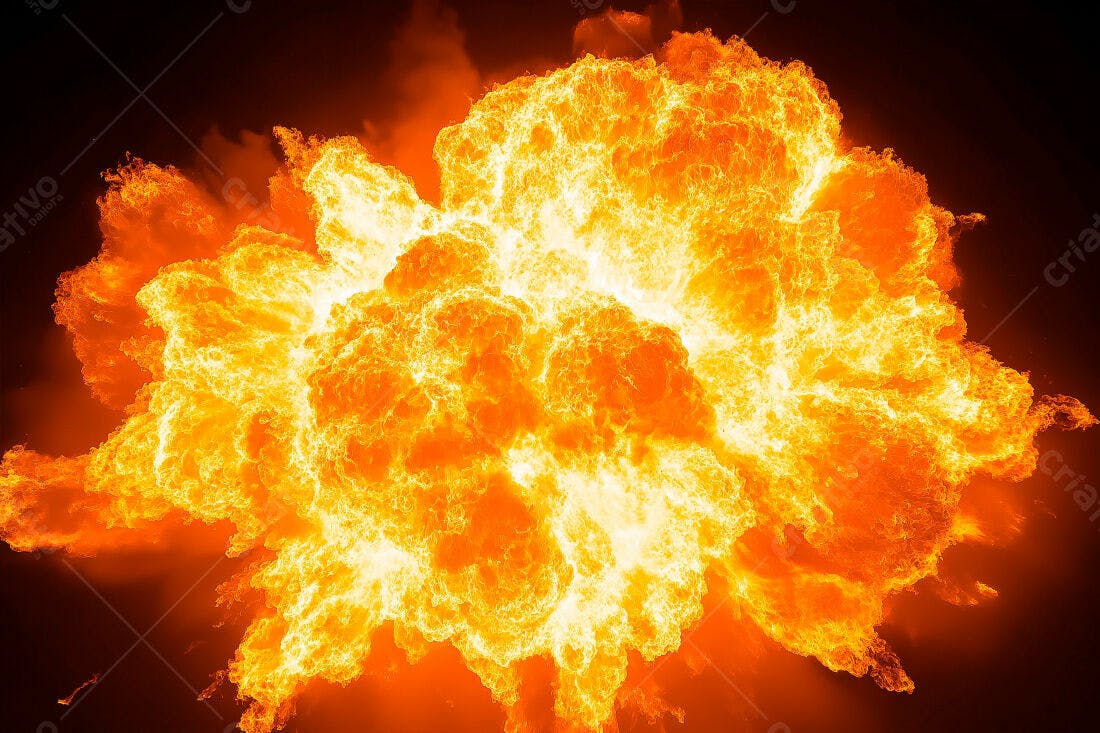 Textura Fogo Explosivo para Fundo