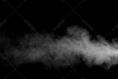 Overlay De Fumaça Fog Ou Névoa Sobre Um Fundo Preto