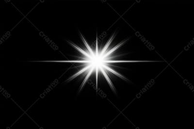 Efeito De Luz Glare Sobre Um Fundo Escuro