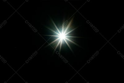 Efeito De Luz Glare Sobre Um Fundo Escuro