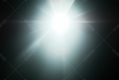 Efeito De Luz Glare Sobre Um Fundo Escuro