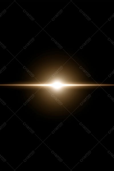 Efeito De Luz Lens Flare Sobre Um Fundo Escuro