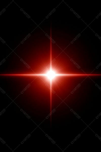 Efeito De Luz Lens Flare Sobre Um Fundo Escuro
