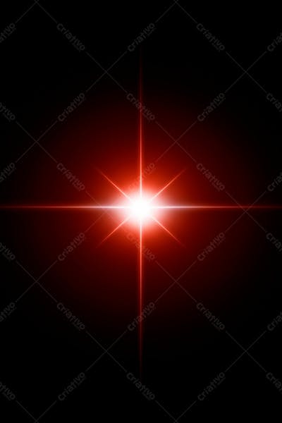 Efeito De Luz Lens Flare Sobre Um Fundo Escuro