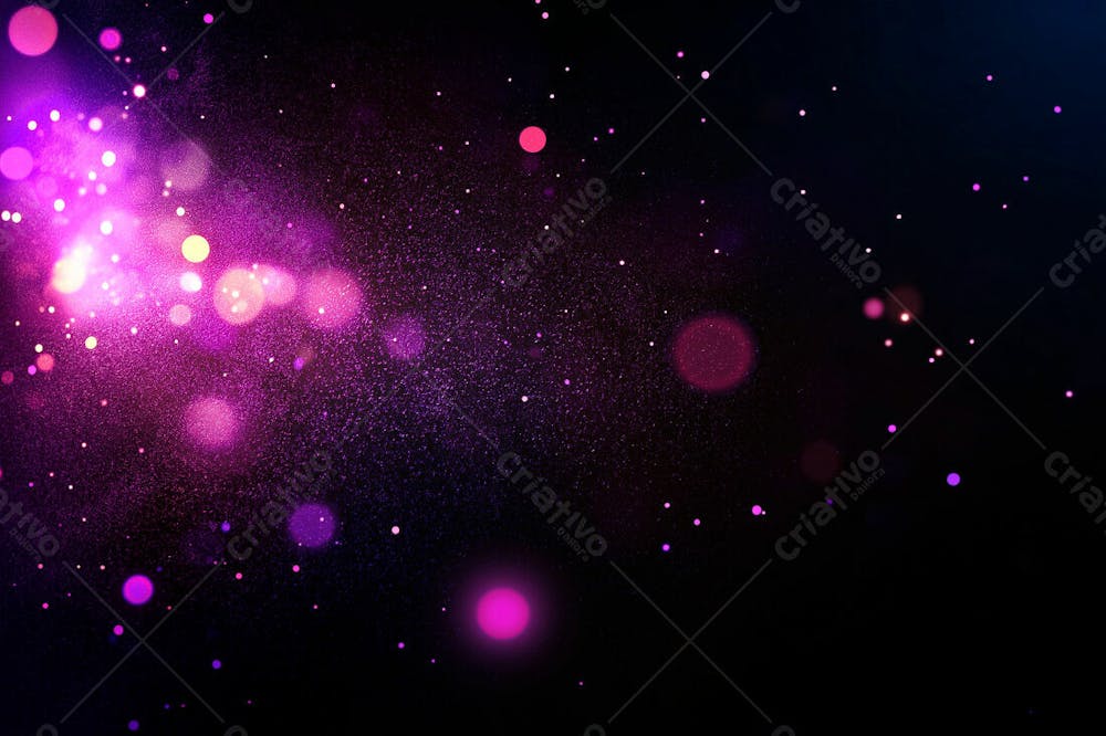 Partículas Magicas Bokeh De Luz Overlay Em Alta Qualidade