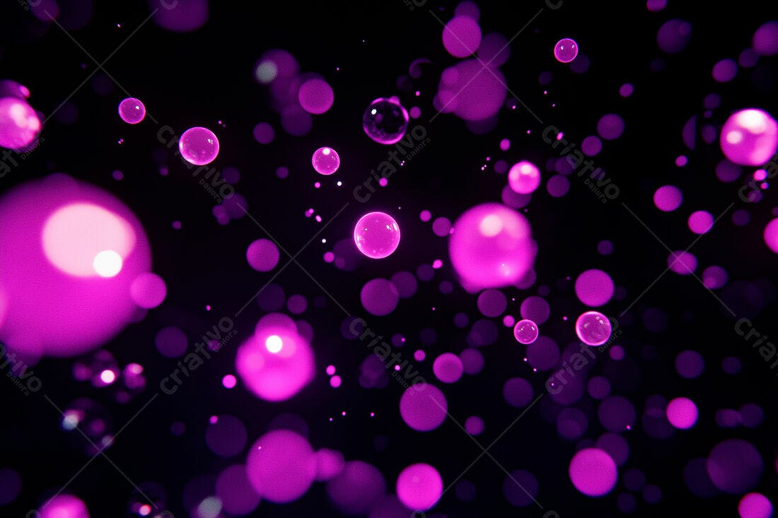 Textura Bolhas Rosa para Fundo Neon