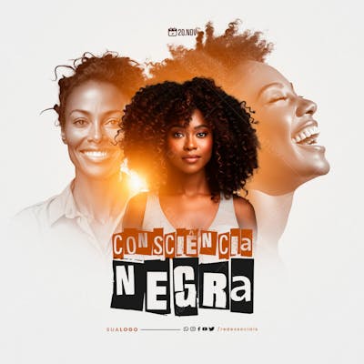 Social Media Dia Da Consciência Negra 20 De Novembro